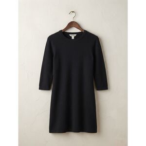 Women's Lutz & Patmos Black 100% Cashmere Dress Made in Italy Size XL